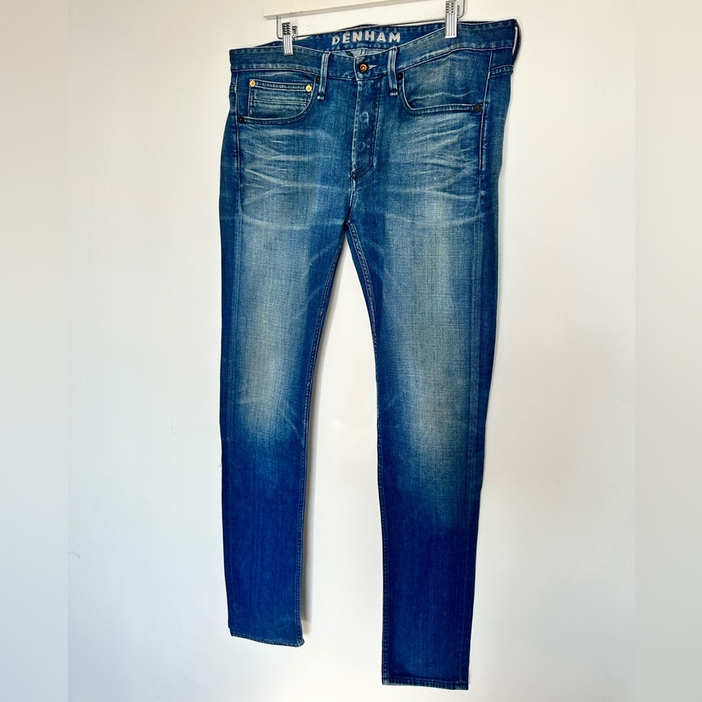 Denham Men's Classic Blue Skinny Jeans